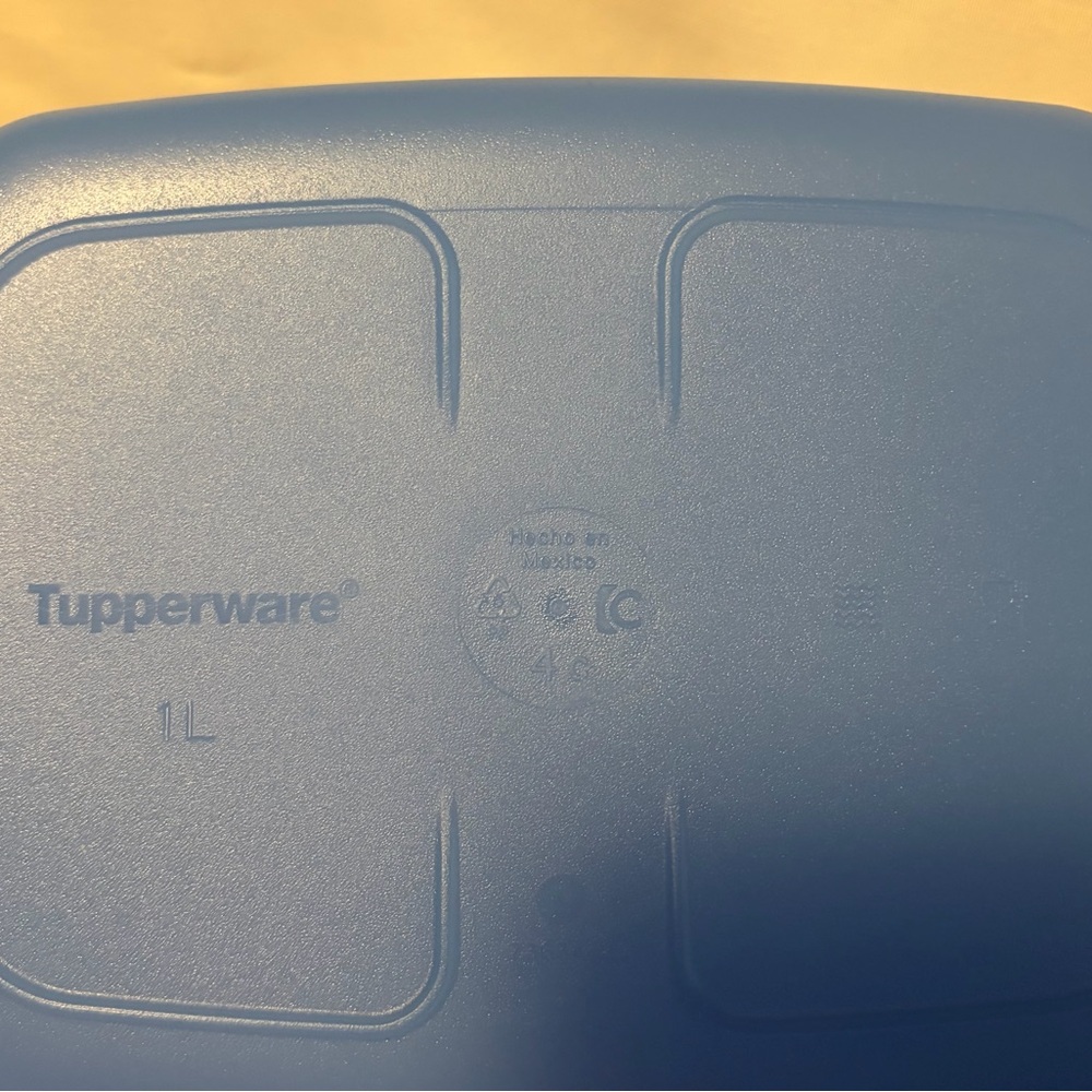 Tupperware Blue Storage Box - Picture 3 of 3